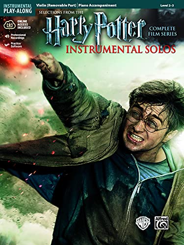 Harry Potter Instrumental Solos for Strings - Violin: Selections from the Complete Film Series mit Online Code (Instrumental Solo Series) von Alfred Publishing