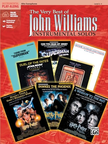 The Very Best of John Williams: Instrumental Solos - Alto Sax (incl. CD): Instrumental Solos Alto Sax Level 2-3