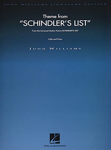 Theme from Schindler's List: For Cello and Piano: From the Universal Motion Picture von Hal Leonard