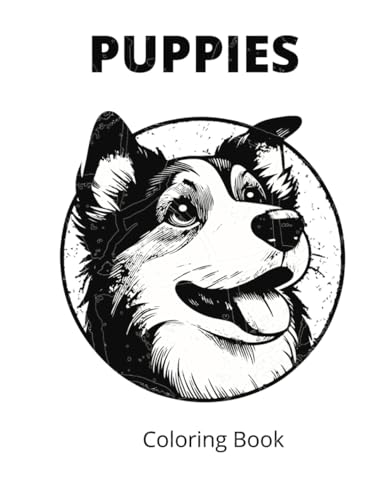 Puppies: Coloring Book