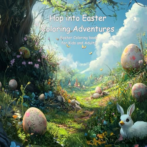 Hop into Easter Coloring Adventures: Easter Coloring Book for Kids and Adults Hop into Easter Coloring Adventures: Easter Coloring Book for Kids and Adults von Independently published