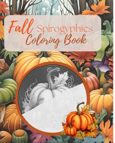 Fall Spiroglyphics Coloring Book