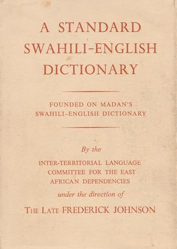 The Standard Swahili English Dictionary
