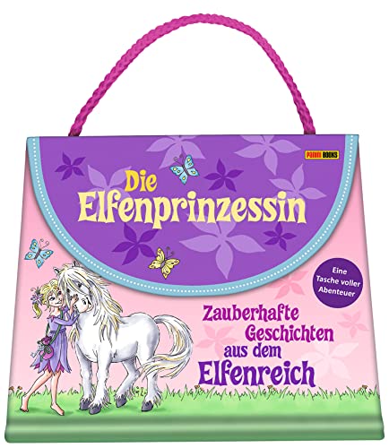 Die Elfenprinzessin: Zauberhafte Geschichten aus dem Elfenreich - Eine Tasche voller Abenteuer: Geschichtenbuch in Taschenform mit Kordel