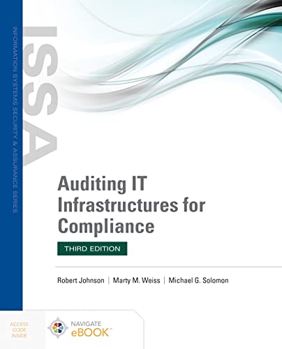 Auditing IT Infrastructures for Compliance (Information Systems Security & Assurance)