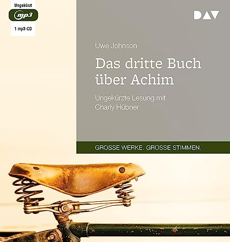 Das dritte Buch über Achim: Ungekürzte Lesung mit Charly Hübner (1 mp3-CD) von Audio Verlag Der GmbH