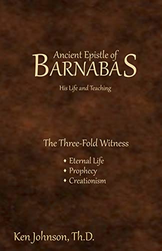 Ancient Epistle of Barnabas: His Life and Teachings