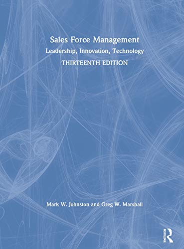 Sales Force Management: Leadership, Innovation, Technology von Routledge