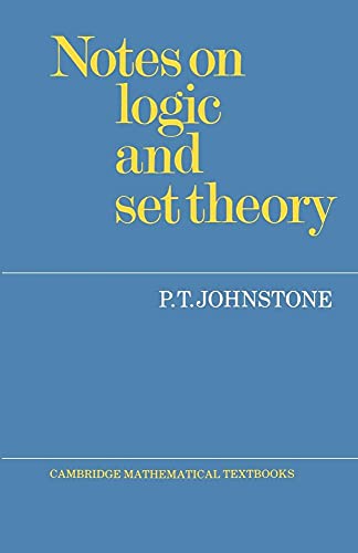 Notes on Logic and Set Theory (Cambridge Mathematical Textbooks) von Cambridge University Press