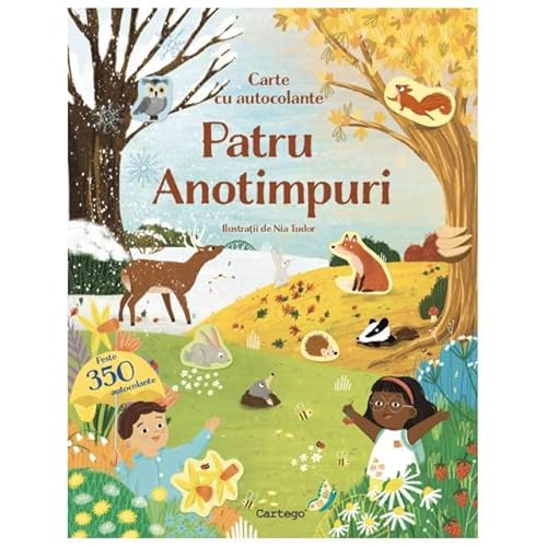 Patru Anotimpuri. Carte Cu Autocolante von Cartego
