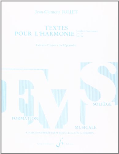 TEXTES POUR L'HARMONIE