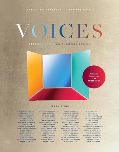 VOICES: Prägende Musik- und Theatererlebnisse von Verlag für moderne Kunst