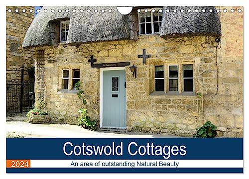 Cotswold Cottages (Wandkalender 2024 DIN A4 quer), CALVENDO Monatskalender von CALVENDO
