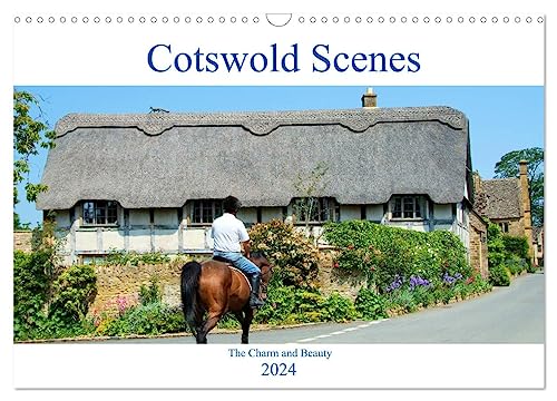 Cotswold Scenes (Wandkalender 2024 DIN A3 quer), CALVENDO Monatskalender