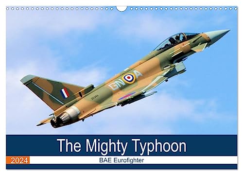 The Mighty Eurofighter Typhoon (Wandkalender 2024 DIN A3 quer), CALVENDO Monatskalender