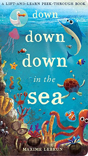 Down Down Down in the Sea: A lift-and-learn peek-through book (Lift & Learn Peek Through Book)