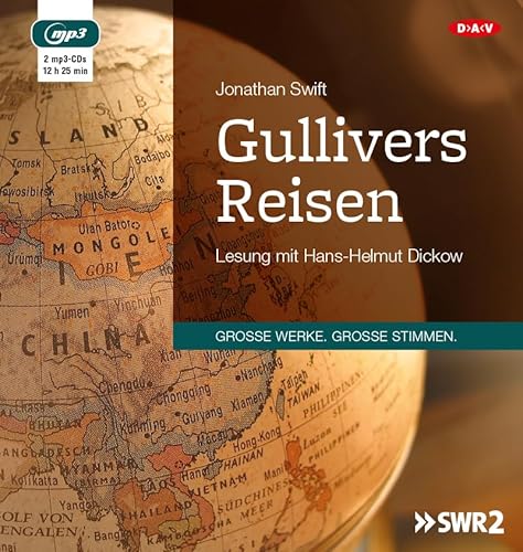 Gullivers Reisen: Lesung mit Hans-Helmut Dickow (2 mp3-CDs) von Der Audio Verlag, Dav
