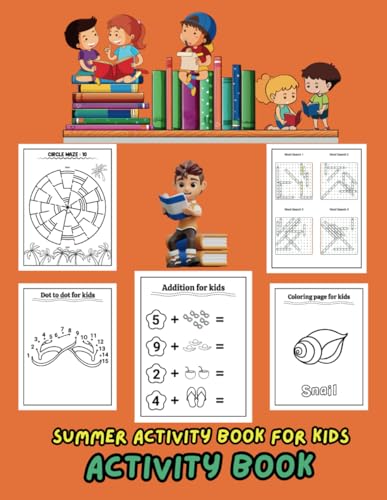 Summer Activity Book for Kids: Fun and Engaging Activities for Children Ages 4-8 | Coloring, Mazes, Puzzles, Word Searches, and More Summer Activity Book for Kids: Fun and Engaging Activities for Children Ages 4-8 | Coloring, Mazes, Puzzles, Word Searches, and More von Independently published
