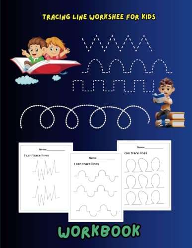 Tracing Line Worksheets for Kids Ages 3-5: Fun and Educational Preschool Activity Book for Early Learning and Handwriting Practice Tracing Line Worksheets for Kids Ages 3-5: Fun and Educational Preschool Activity Book for Early Learning and Handwriting Practice von Independently published