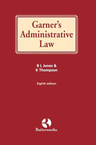 Garner's Administrative Law von Oxford University Press, USA