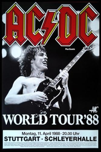 AC/DC Band Music Notebook Rock Band for Men Women