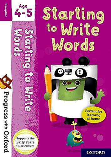 Progress with Oxford: Starting to Write Words von Oxford University Press