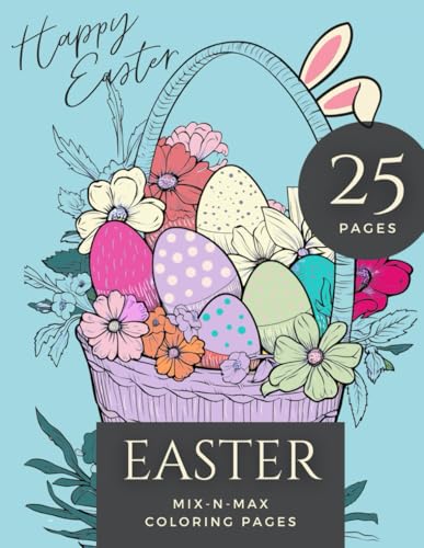 Easter 2025 Colouring book / 25 page Colouring book / Great for kids and adults von Independently published