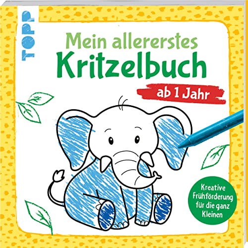 Mein allererstes Kritzelbuch ab 1 Jahr: Kreative Frühförderung für die ganz Kleinen. Mit bunten Rahmen auf jeder Seite Mein allererstes Kritzelbuch ab 1 Jahr: Kreative Frühförderung für die ganz Kleinen. Mit bunten Rahmen auf jeder Seite