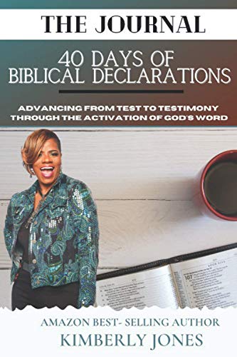 40 Days of Biblical Declarations Reflections Journal von Independently published