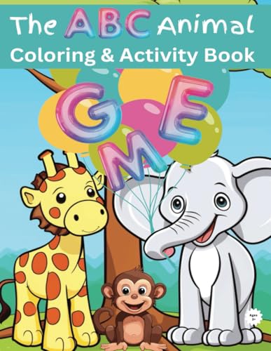 The ABC Animal Coloring & Activity Book von Independently published