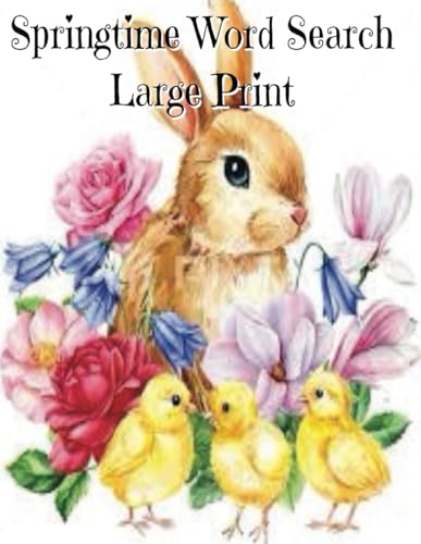 SPRINGTIME WORD SEARCH: LARGE PRINT von Independently published