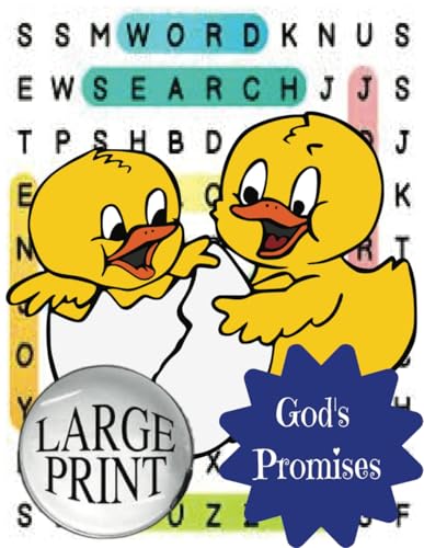 GOD'S PROMISES WORD SEARCH: LARGE PRINT von Independently published