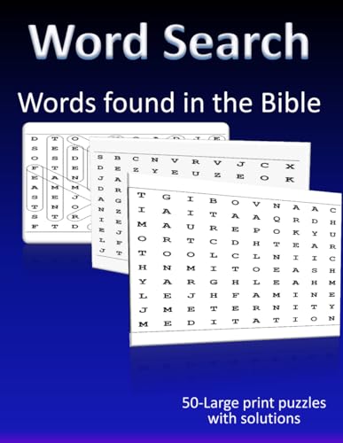 Word Search: Words found in the Bible Word Search: Words found in the Bible von Independently published