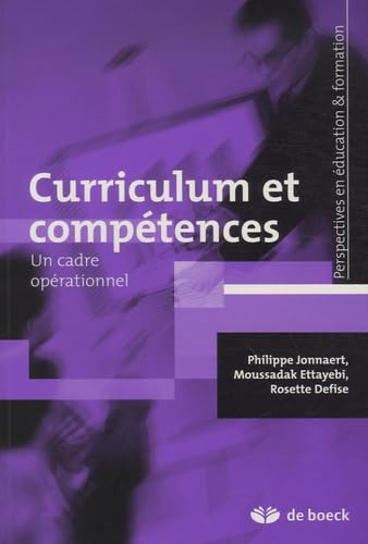 Curriculum et compétences: Un cadre opérationnel von De Boeck Supérieur