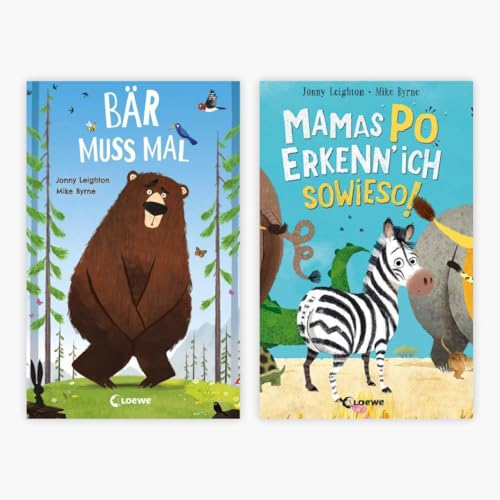 Bär muss mal + Mamas Po erkenn' ich sowieso! + 1 exklusives Postkartenset