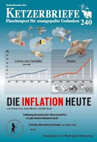 Die Inflation heute: Ketzerbriefe 240 – Flaschenpost für unangepaßte Gedanken (Ketzerbriefe: Flaschenpost für unangepasste Gedanken. Sonderhefte)