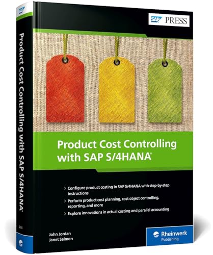 Product Cost Controlling with SAP S/4HANA (SAP PRESS: englisch) von SAP Press