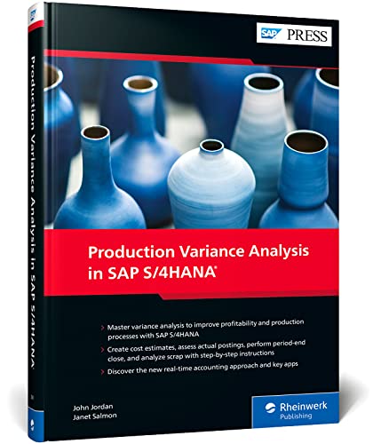 Production Variance Analysis in SAP S/4HANA (SAP PRESS: englisch)