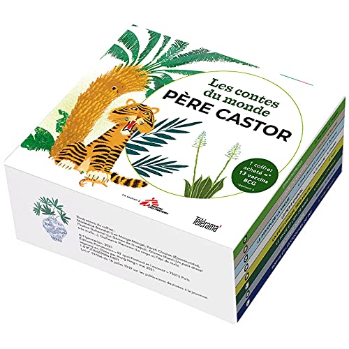Les contes du Monde du Père Castor: Coffret en 8 volumes : Un petit chacal très malin... ; Epaminondas ; La sieste de Moussa ; Le démon de la vague ; ... mange-mange ; Sophie et les cigognes du roi von PERE CASTOR
