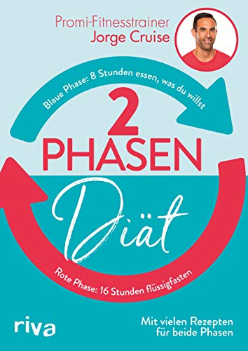 2-Phasen-Diät: 8 Stunden essen, was du willst – 16 Stunden flüssigfasten. Mit vielen Rezepten für beide Phasen von RIVA