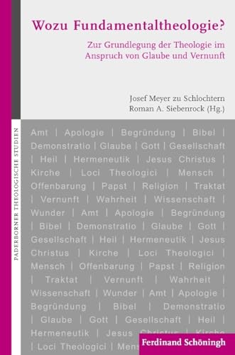 Wozu Fundamentaltheologie?. Zur Grundlegung der Theologie im Anspruch von Glaube und Vernunft (Paderborner Theologische Studien)