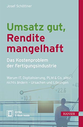 Umsatz gut, Rendite mangelhaft - das Kostenproblem der Fertigungsindustrie: Warum IT, Digitalisierung, PLM & Co allein nichts ändern - Ursachen und Lösungen