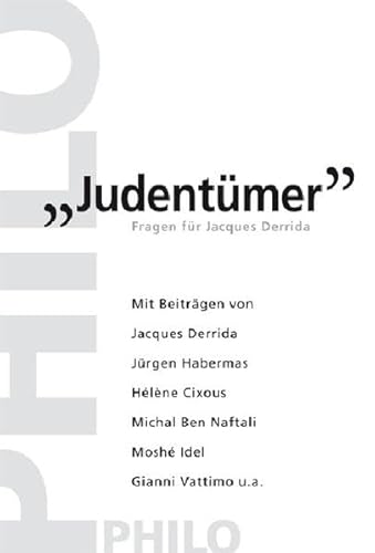 Judentümer. Fragen für Jacques Derrida