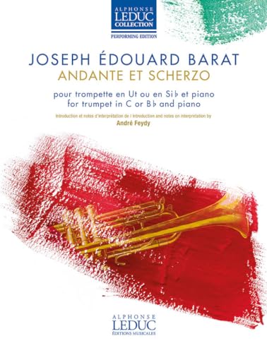 Andante et Scherzo. Trompete mit Begleitung. Buch und Einzelstimme(n) von Alphonse Leduc