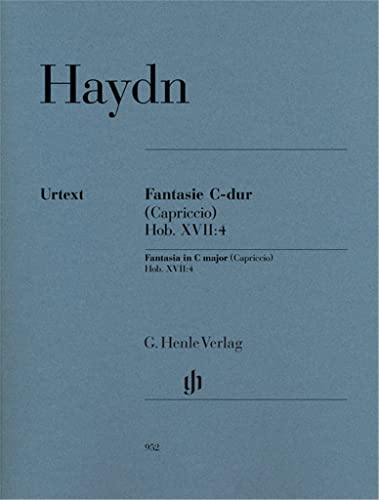 Fantasie C-dur Hob. XVII:4 für Klavier: Besetzung: Klavier zu zwei Händen (G. Henle Urtext-Ausgabe)