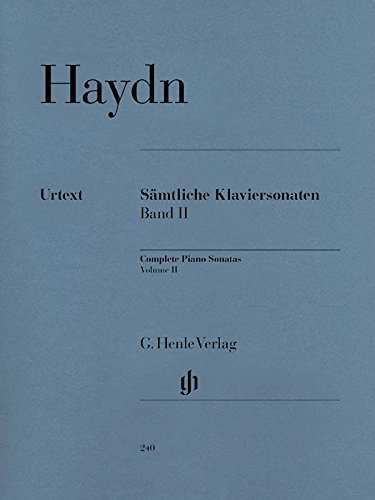 Joseph Haydn. Sämtliche Klaviersonaten. Band II. Urtext
