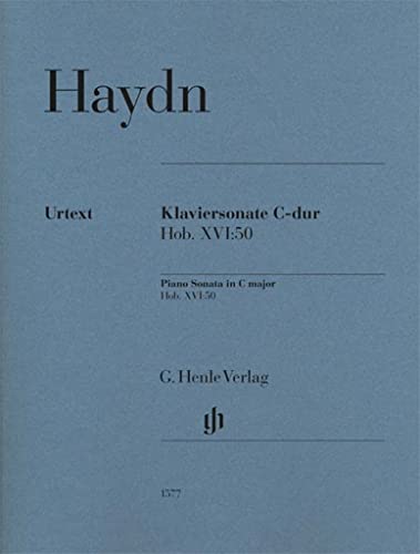 Klaviersonate C-dur Hob. XVI:50: Besetzung: Klavier zu zwei Händen (G. Henle Urtext-Ausgabe)
