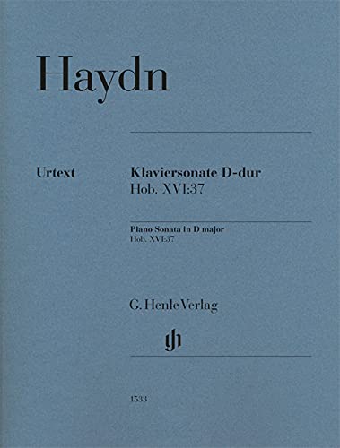 Klaviersonate D-dur Hob. XVI:37: Besetzung: Klavier zu zwei Händen (G. Henle Urtext-Ausgabe)