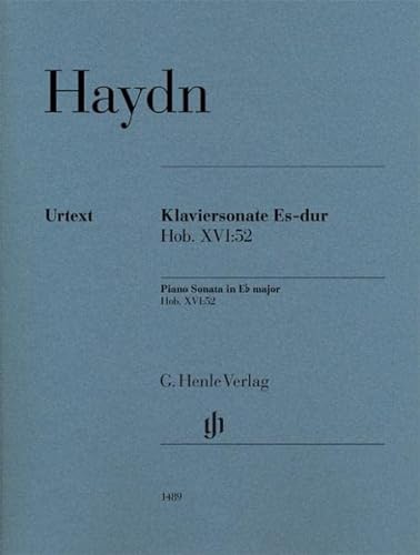Klaviersonate Es-dur Hob. XVI:52: Instrumentation: Piano solo (G. Henle Urtext-Ausgabe) von Henle, G. Verlag