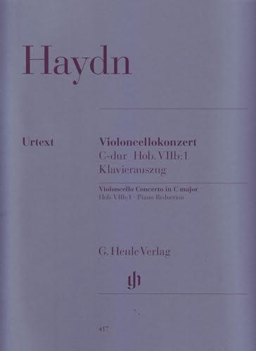 Konzert C-Dur Hob 7b/1 Vc Orch. Violoncello, Klavier: Besetzung: Violoncello und Klavier (G. Henle Urtext-Ausgabe)